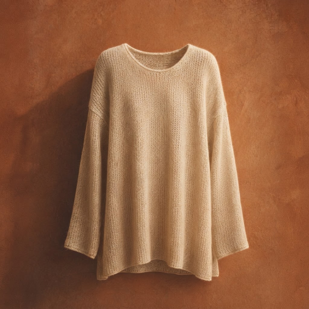 Warm Cream Knit front view